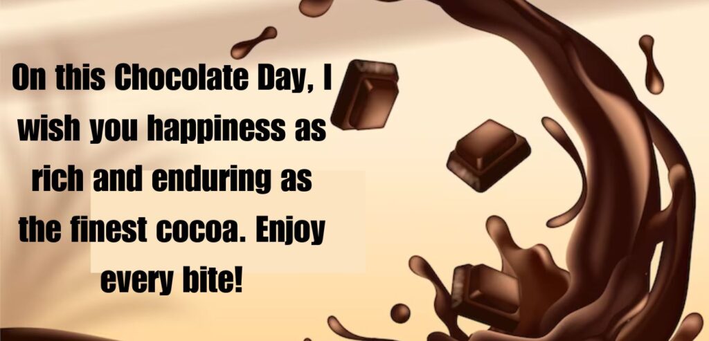 chocolate greeting card messages