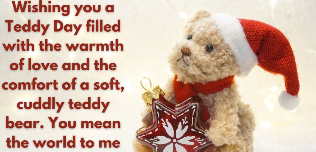 teddy bear gift message