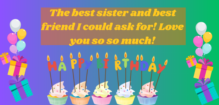 Birthday wishes for sister