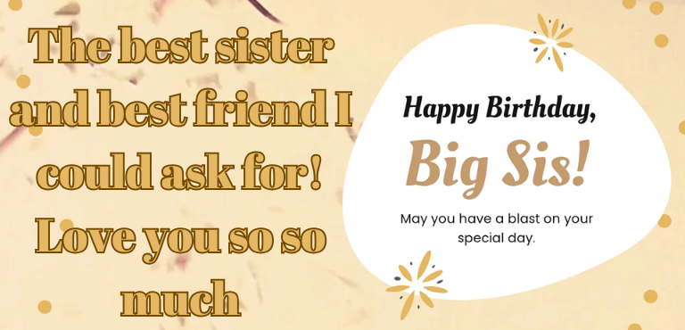 Inspirational birthday wishes for sister